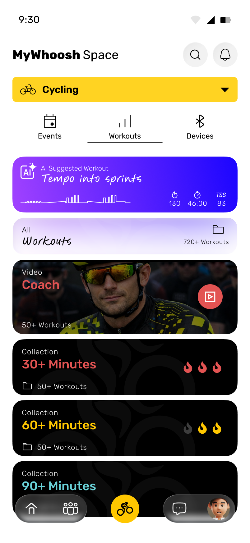 Workout discovery